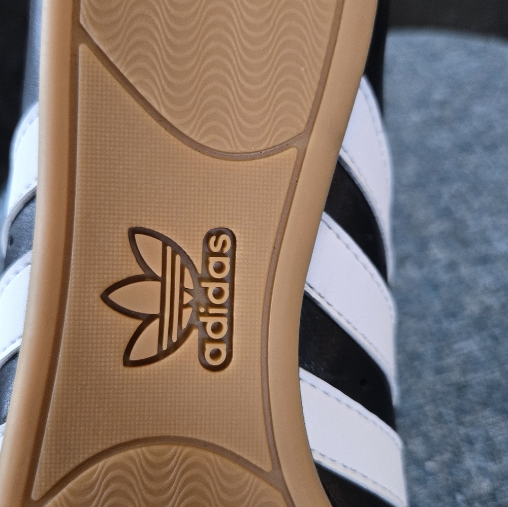 Womens Adidas Taekwondo Lace Black and White Gum Shoes - Picture 5 of 10